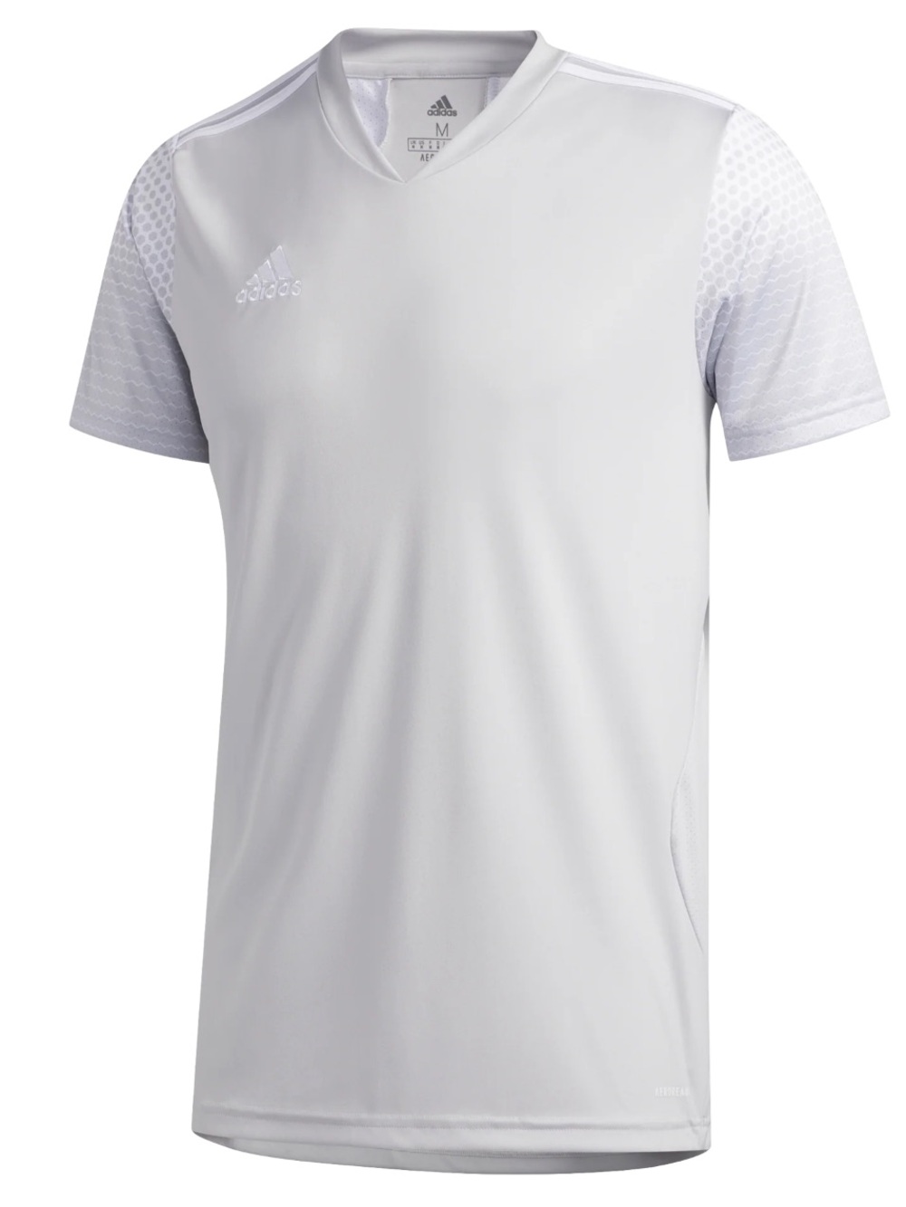 adidas Men’s light grey Short-Sleeve Training Jersey